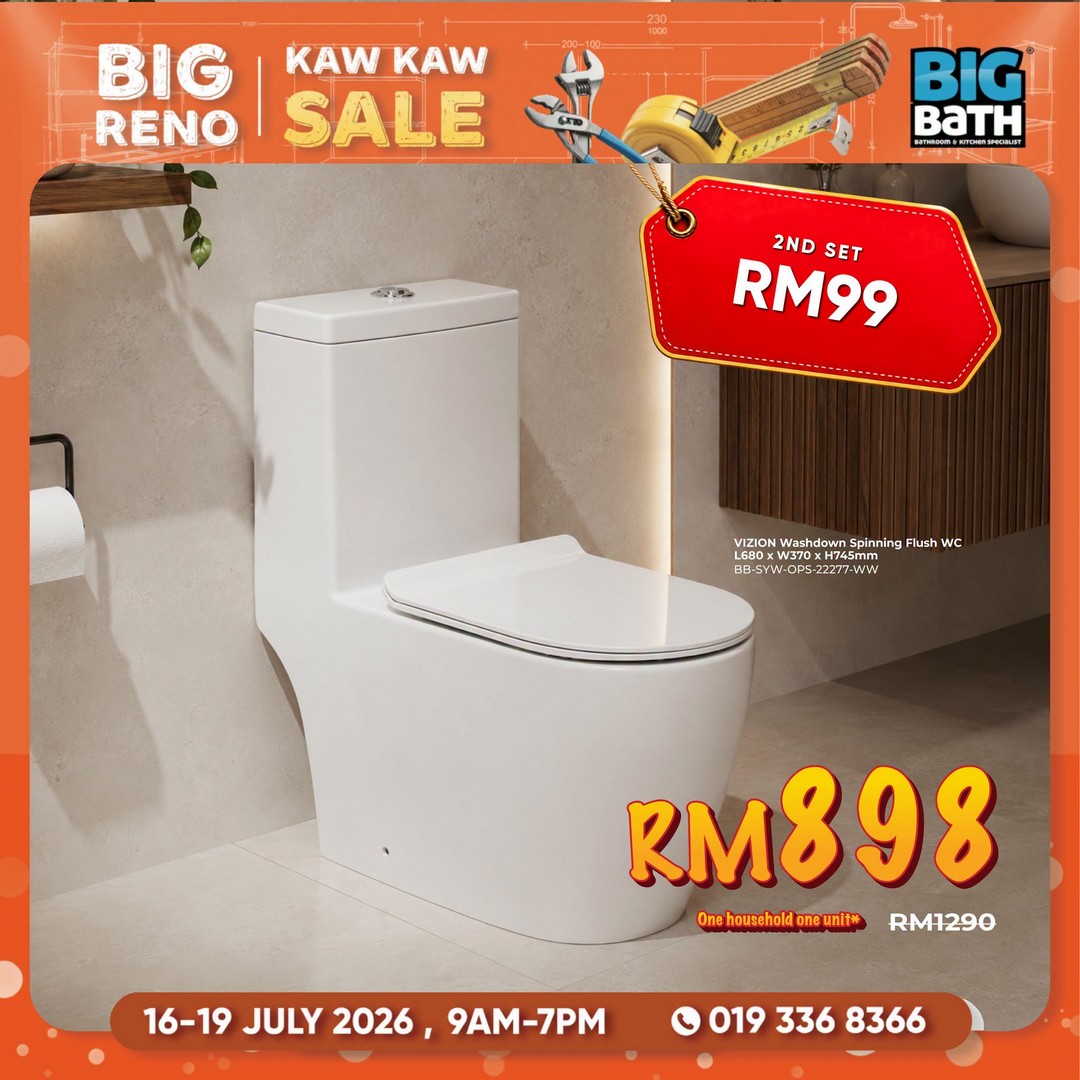 Big-Bath-Big-Reno-Kaw-Kaw-Sale-Promotion-8 16-19 July 2026: Big Bath Big Reno Kaw Kaw Sale Promotion – Second Item from RM0.10, Up to 60% Off Clearance Deals at Participating Showrooms Nationwide