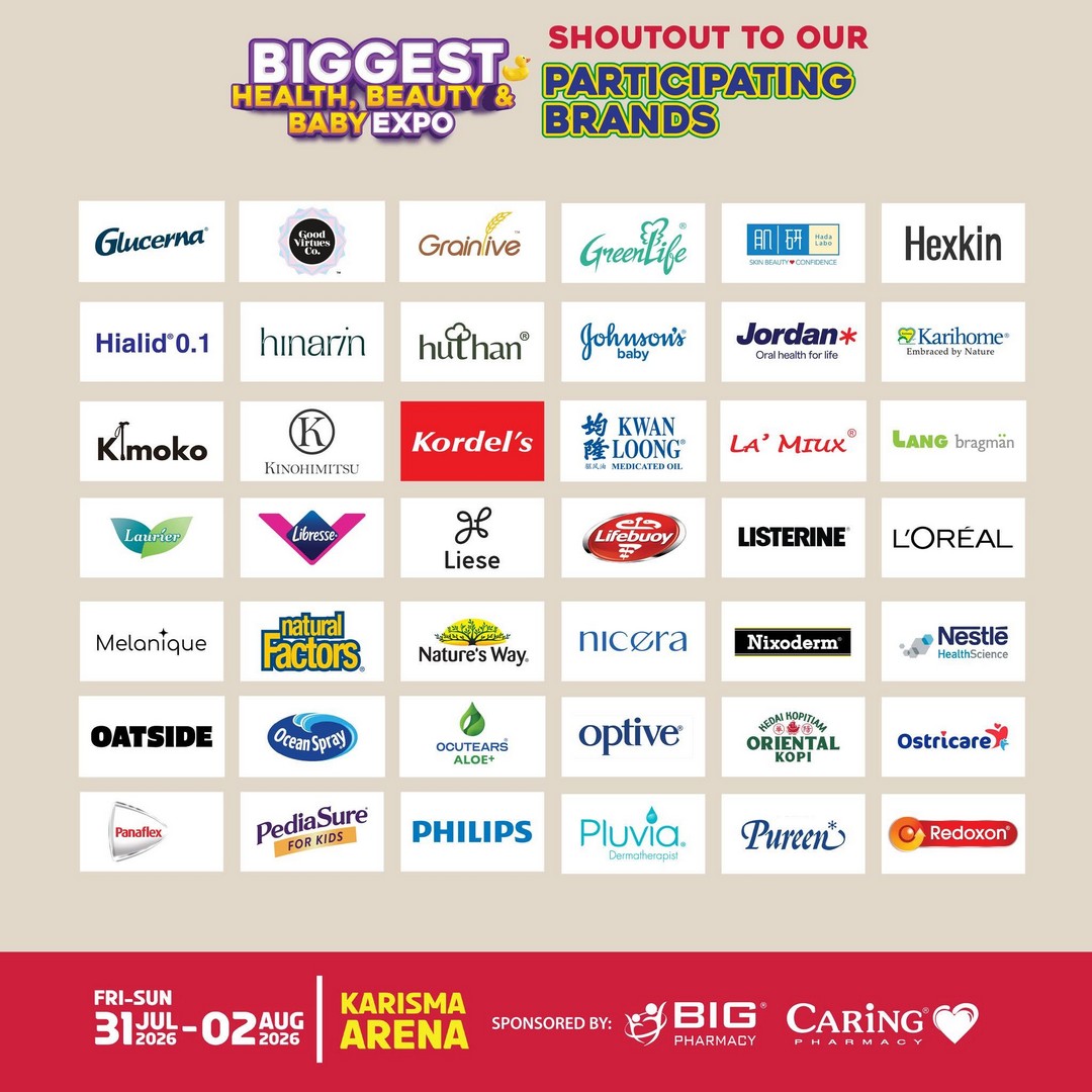 Biggest-Health-Beauty-Baby-Expo-4 31 July-2 August 2026: Biggest Health, Beauty & Baby Expo: Malaysia's Biggest Health, Beauty & Baby Expo Sale, Promotion, Free Gifts & Lucky Draw Event at Karisma Arena Seremban