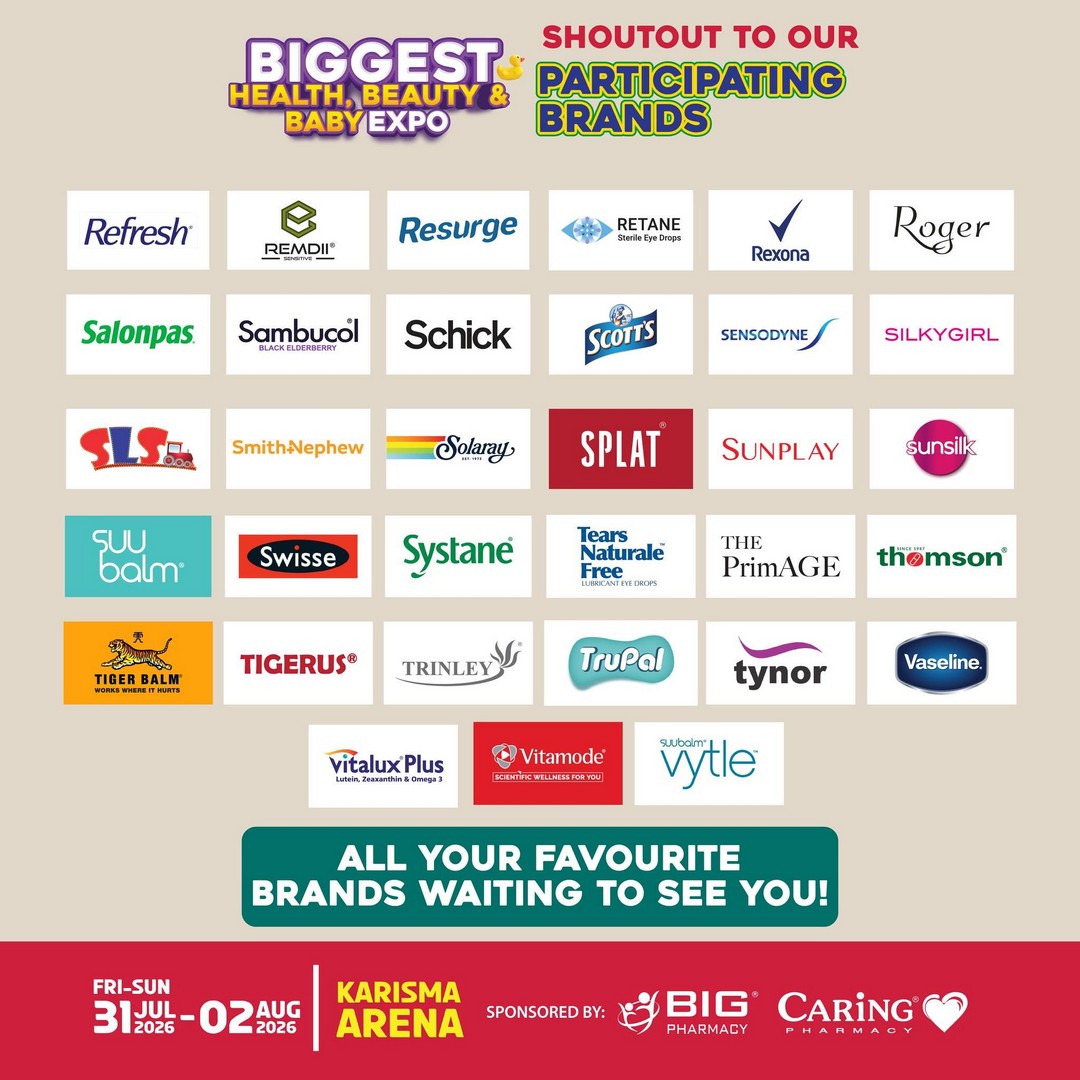 Biggest-Health-Beauty-Baby-Expo-5 31 July-2 August 2026: Biggest Health, Beauty & Baby Expo: Malaysia's Biggest Health, Beauty & Baby Expo Sale, Promotion, Free Gifts & Lucky Draw Event at Karisma Arena Seremban