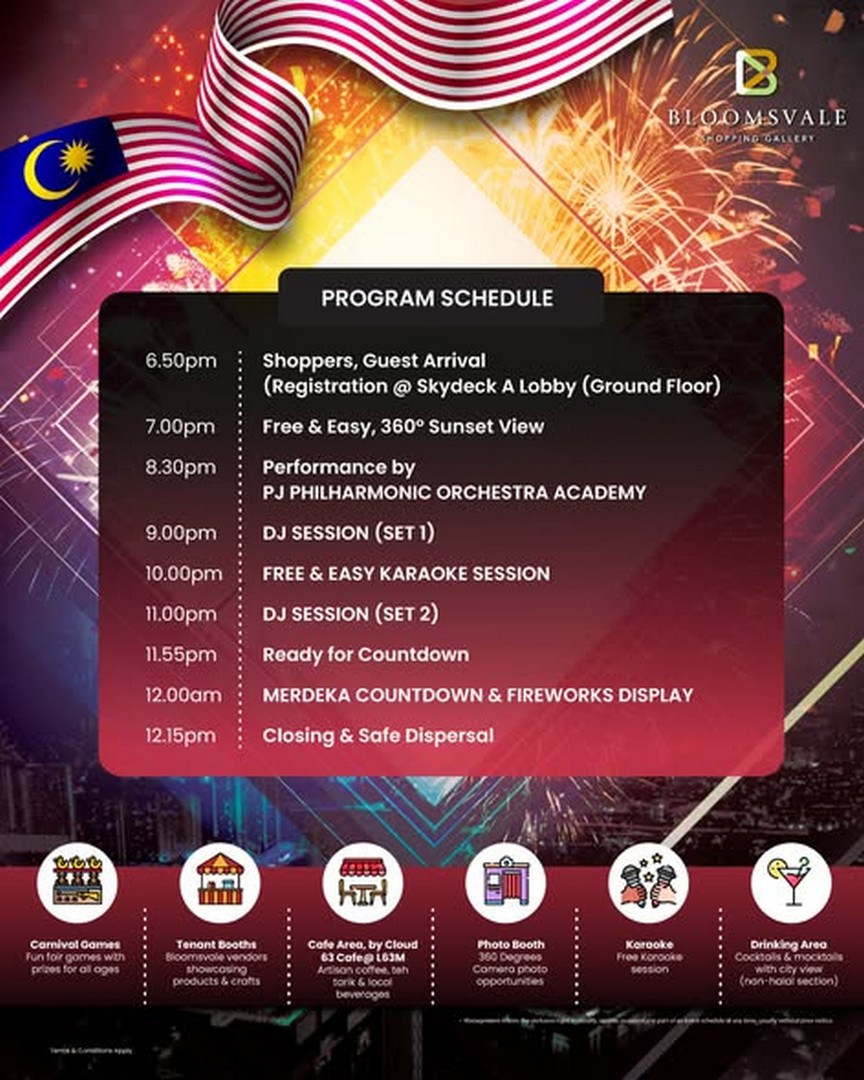Bloomsvale-Shopping-Gallery-2026-Sky-High-Merdeka-Countdown-1 30 August 2026: Bloomsvale Shopping Gallery: 2026 Sky High Merdeka Countdown Celebration Event with Fireworks Display, Live Performances and 63-Floor City View Experience