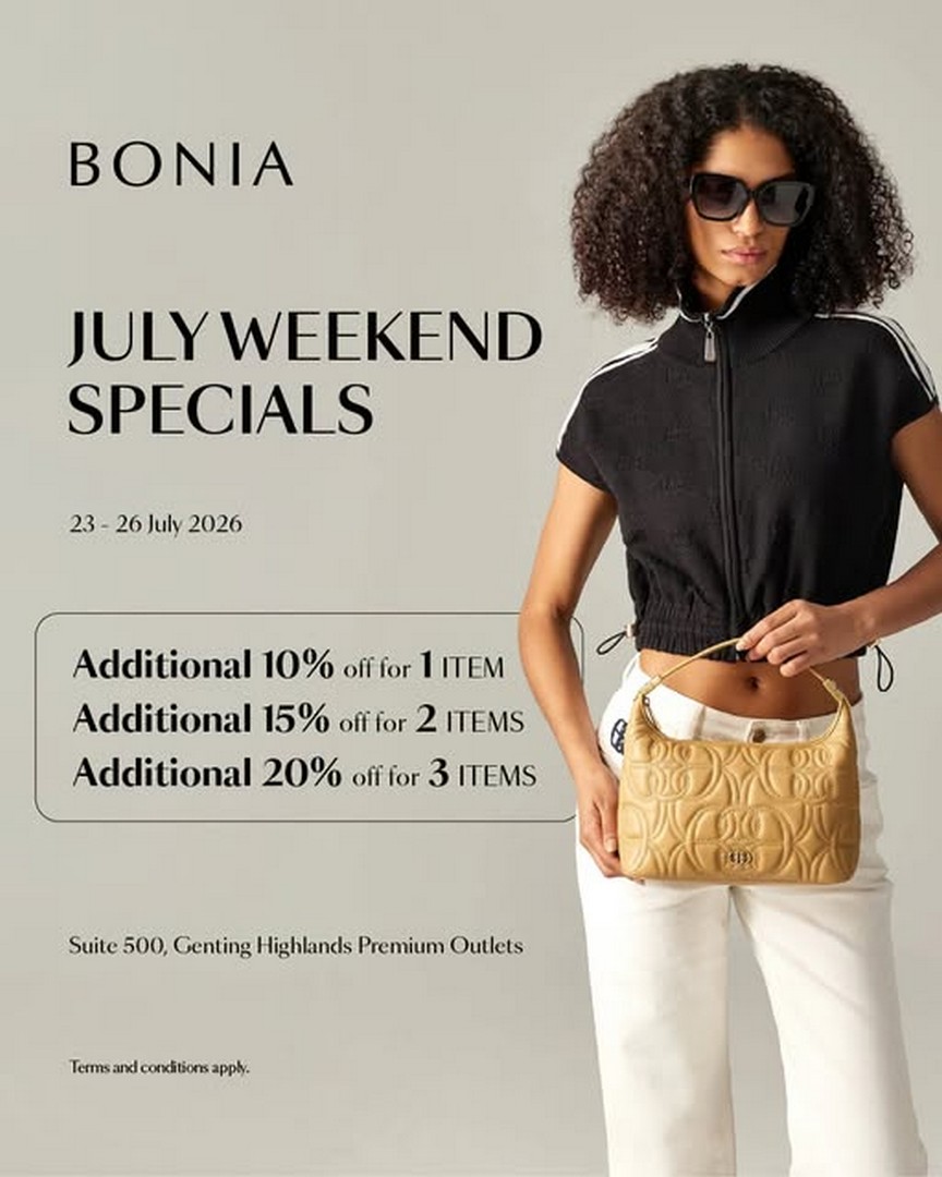 Bonia-Special-Sale-at-Genting-Highlands-Premium-Outlets-1 23-26 July 2026: Bonia Special Sale at Genting Highlands Premium Outlets – Enjoy Additional Savings Up to 20% on Selected Items