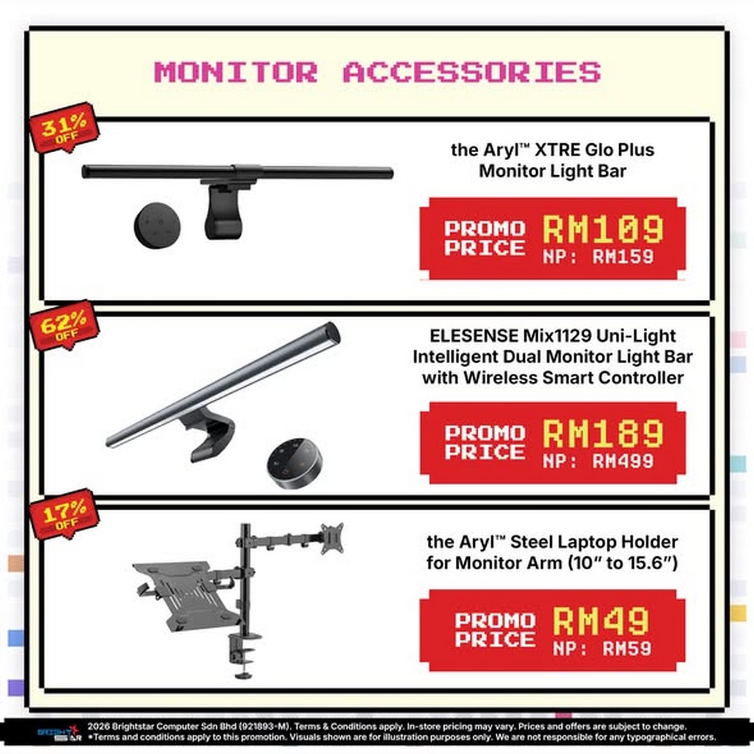 Brightstar-Computer-Tune-Up-Your-Game-Roadshow-Promotion-3 Now till 26 July 2026: Brightstar Computer Tune Up Your Game Roadshow Promotion with Gaming Accessories Deals and Spin & Win Giveaway at Plaza Low Yat