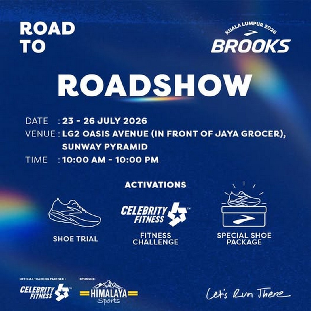 Brooks-Running-Brooks-Marathon-Kuala-Lumpur-2026-Roadshow 23-26 July 2026: Brooks Running: Brooks Marathon Kuala Lumpur 2026 Roadshow Sale and Promotion Event at Sunway Pyramid