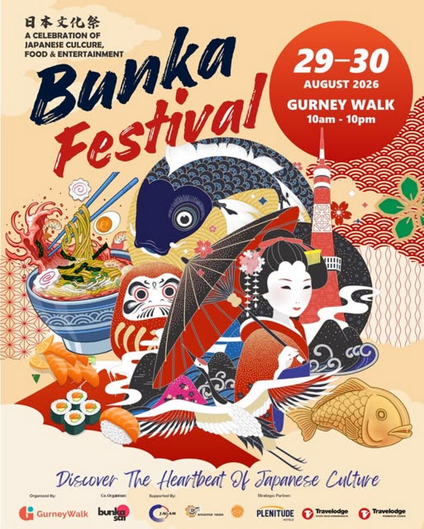 Bunka-Festival-2026-at-Gurney-Walk-Penang 29-30 August 2026: Bunka Festival 2026 at Gurney Walk Penang: Japanese Culture Festival Featuring Food, Performances, Arts Showcase and Shopping Experience