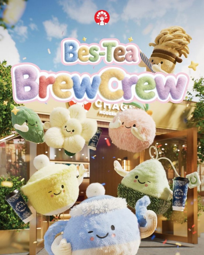 CHAGEE-Malaysia-Bes-Tea-Brew-Crew-Promotion 24 July 2026 onwards: CHAGEE Malaysia Bes-Tea Brew Crew Promotion: Collect Plushie Blind Box With Large Milk Tea From RM37.90
