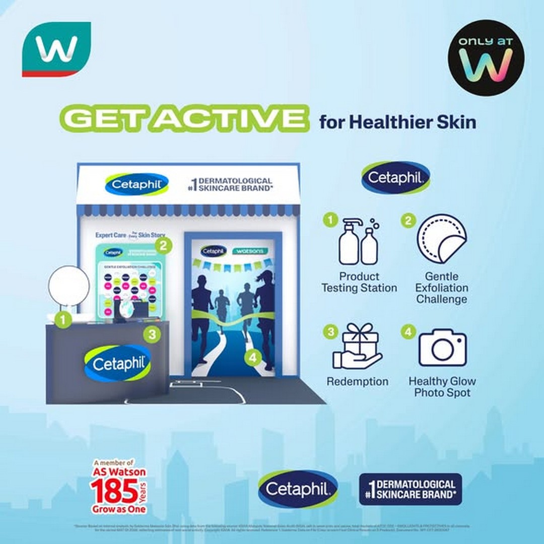 Cetaphil-Watsons-Get-Active-Carnival-2026-Promotion-1 1 August 2026: Cetaphil Watsons Get Active Carnival 2026 Promotion, Freebies Redemption and Flash Giveaway Event at Stadium Merdeka