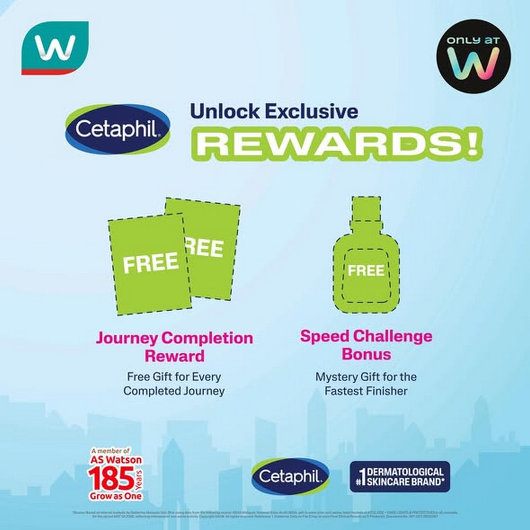 Cetaphil-Watsons-Get-Active-Carnival-2026-Promotion-2 1 August 2026: Cetaphil Watsons Get Active Carnival 2026 Promotion, Freebies Redemption and Flash Giveaway Event at Stadium Merdeka