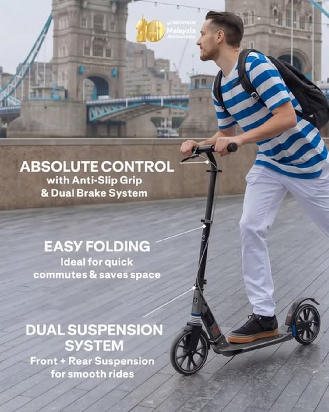 Decathlon-Malaysia-10th-Anniversary-Buy-1-Free-1-Scooter-Promotion-2 3 July 2026 onwards: Decathlon Malaysia 10th Anniversary Buy 1 Free 1 Scooter Promotion – Buy an Adult Scooter and Receive a Kids' Scooter FREE While Stocks Last
