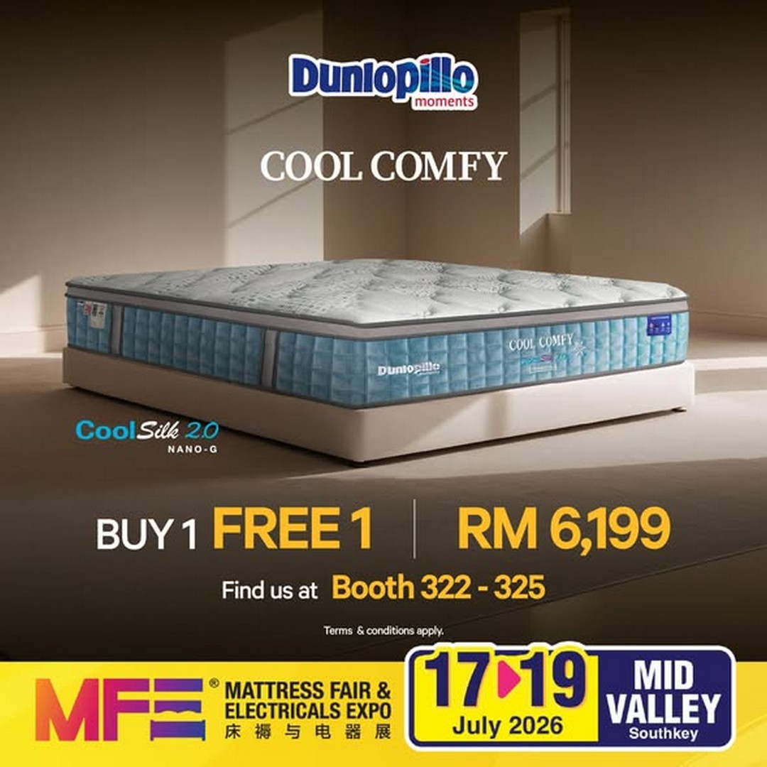 Dunlopillo-Malaysia-Better-Sleep-Promotion 17–19 July 2026: Dunlopillo Malaysia Better Sleep Promotion at Mid Valley Southkey – Discover Premium Mattresses and Exclusive Sleep Solutions
