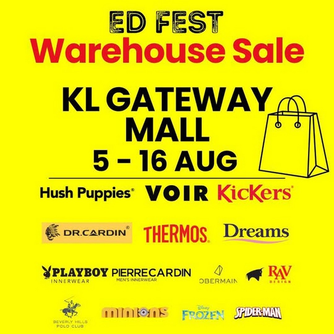 ED-Labels-Warehouse-Sale-Limited-Time-Shopping-Event 5-16 August 2026: ED Labels Warehouse Sale: Limited-Time Shopping Event at KL Gateway Mall with Great Bargain Finds