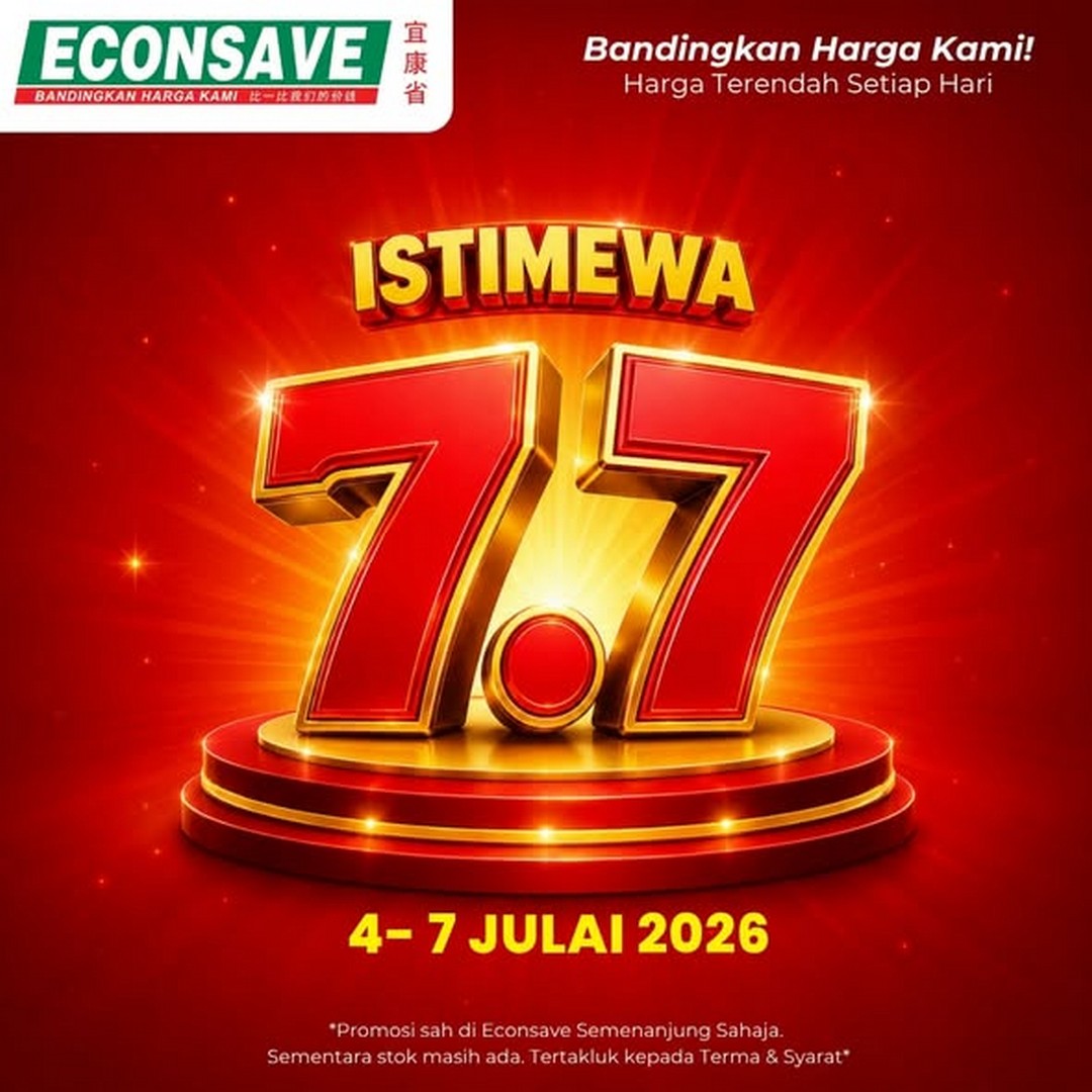 Econsave-Malaysia-7.7-Double-7-Promotion-–-Grab-Limited-Time-Grocery 4-7 July 2026: Econsave Malaysia 7.7 Double 7 Promotion – Grab Limited-Time Grocery Savings Before They’re Gone