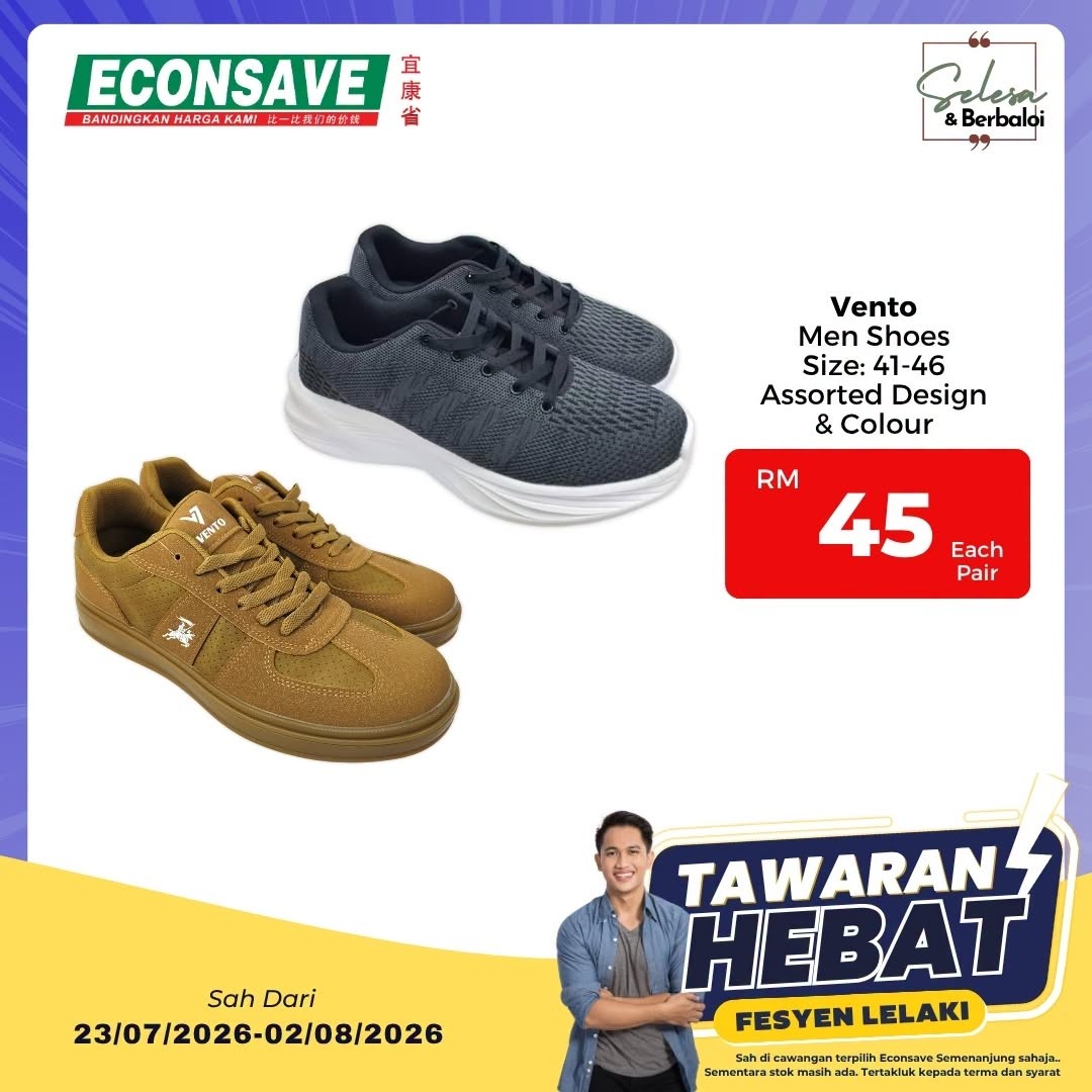 Econsave-Malaysia-Mens-Fashion-Promotion-9 23 July–2 August 2026: Econsave Malaysia Men's Fashion Promotion – Affordable Everyday Clothing Deals at Selected Semenanjung Malaysia Stores