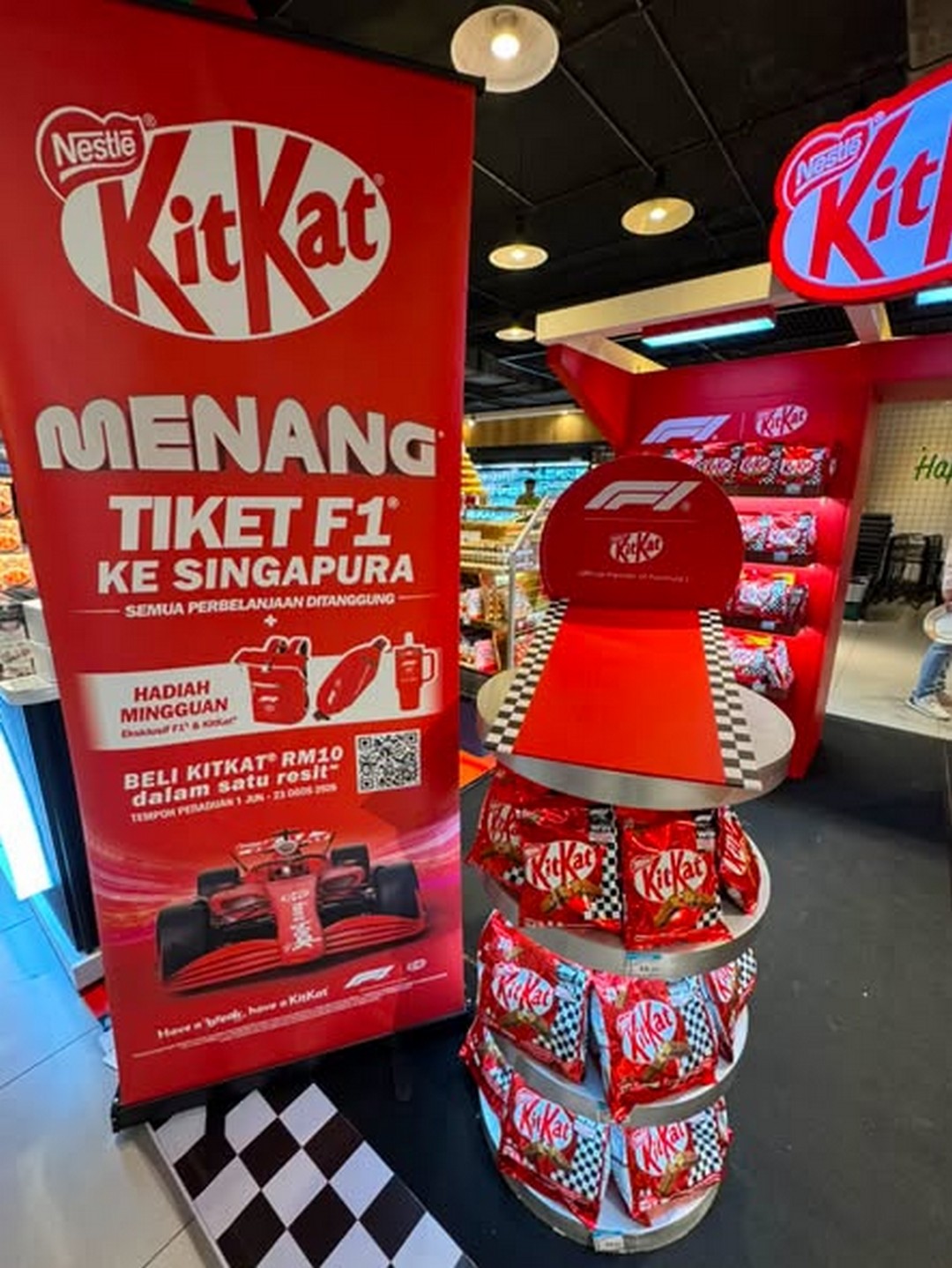 Everrise-Vivacity-Megamall-KitKat-x-F1-Roadshow-Promotion-3 25-26 July 2026: Everrise Vivacity Megamall KitKat x F1 Roadshow Promotion, Free Tote Bag, Drawstring Bag and F1 Ticket Giveaway Event