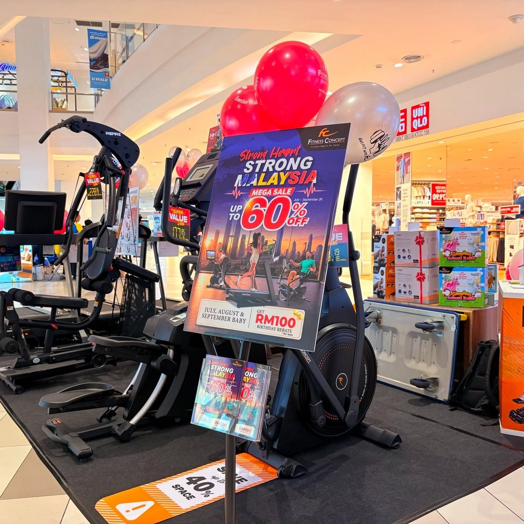 Fitness-Concept-Strong-Heart-Strong-Malaysia-Roadshow-Promotion-8-1 21 July – 2 August 2026: Fitness Concept Strong Heart, Strong Malaysia Roadshow Promotion at KTCC Mall Kuala Terengganu – Exclusive Discounts, Free Gifts and Cash Voucher Deals