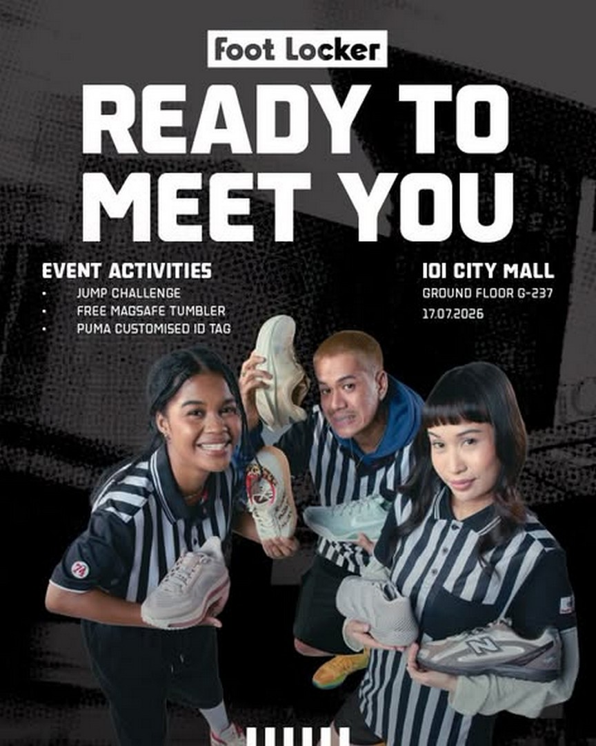 Foot-Locker-Malaysia-Grand-Reopening-Foot-Locker-Game-On-Promotion 17 July 2026: Foot Locker Malaysia Grand Reopening: Foot Locker Game On Promotion with Exclusive Rewards, Customisation Activities and Shopping Experiences at IOI City Mall