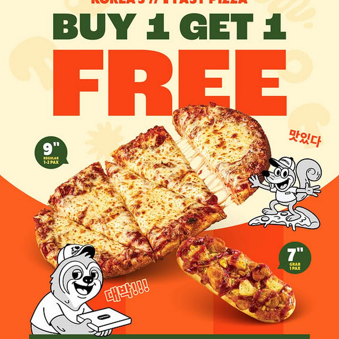 GOPIZZA-Malaysia-Grand-Opening-Promotion 21 July 2026 onwards: GOPIZZA Malaysia: Grand Opening Promotion at IOI City Mall with Buy 1 Regular Pizza Get 1 Free Grab Size Pizza Offer