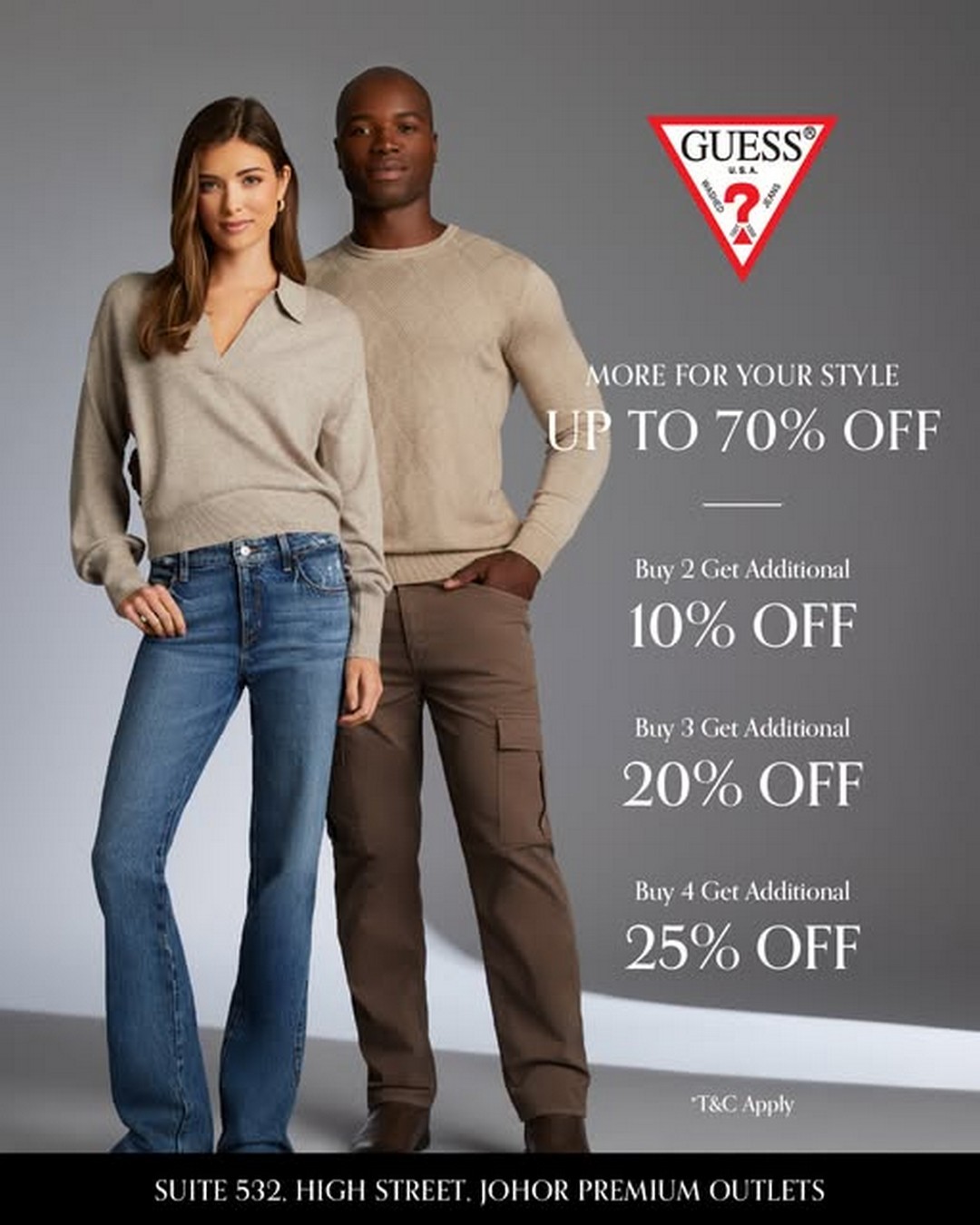 GUESS-Special-Sale-Promotion-at-Johor-Premium-Outlets 15-21 July 2026: GUESS Special Sale Promotion at Johor Premium Outlets – Enjoy Up to 70% Off Plus Additional Multi-Buy Savings in Malaysia