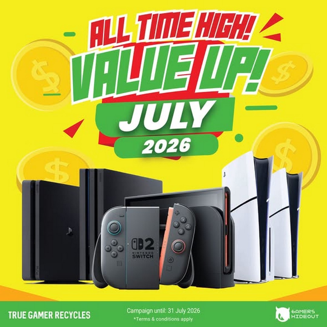 Gamers-Hideout-Trade-In-Promotion 6 July 2026 onwards: Gamers Hideout Trade-In Promotion – Upgrade Your PS4, PS5 or Nintendo Switch with High Trade-In Value Across Malaysia
