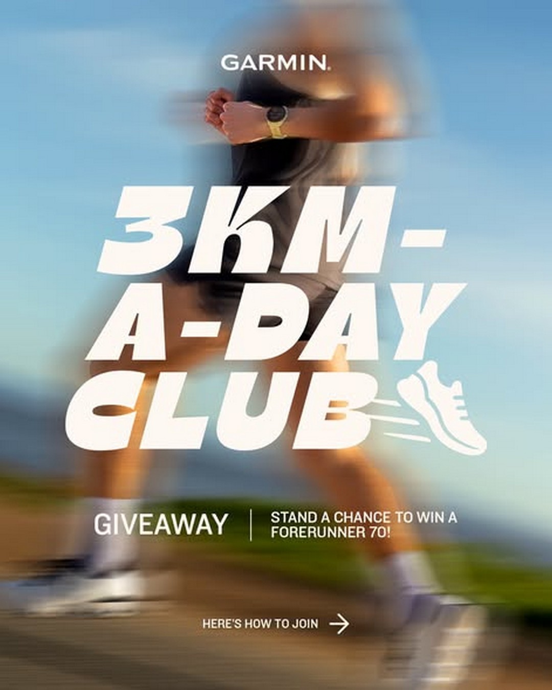 Garmin-Malaysia-3KM-A-DAY-CLUB-Giveaway 4-15 July 2026: Garmin Malaysia 3KM A-DAY CLUB Giveaway – Complete the Challenge and Stand a Chance to Win a Brand New Garmin Forerunner 70