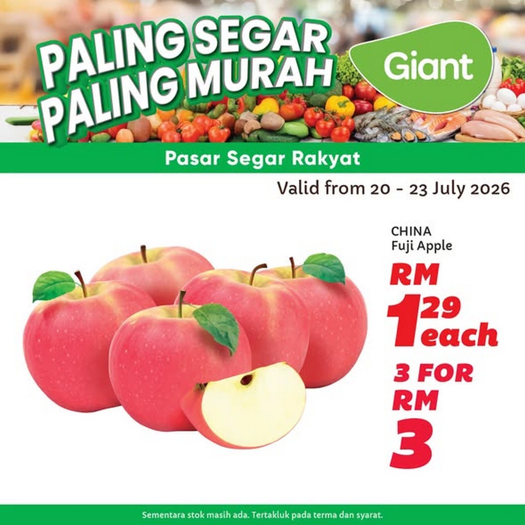 Giant-Malaysia-Pasar-Segar-Rakyat-Promotion-Featuring-Fresh-2 20-23 July 2026: Giant Malaysia, Pasar Segar Rakyat Promotion Featuring Fresh Fruits and Grocery Deals for Home Shopping