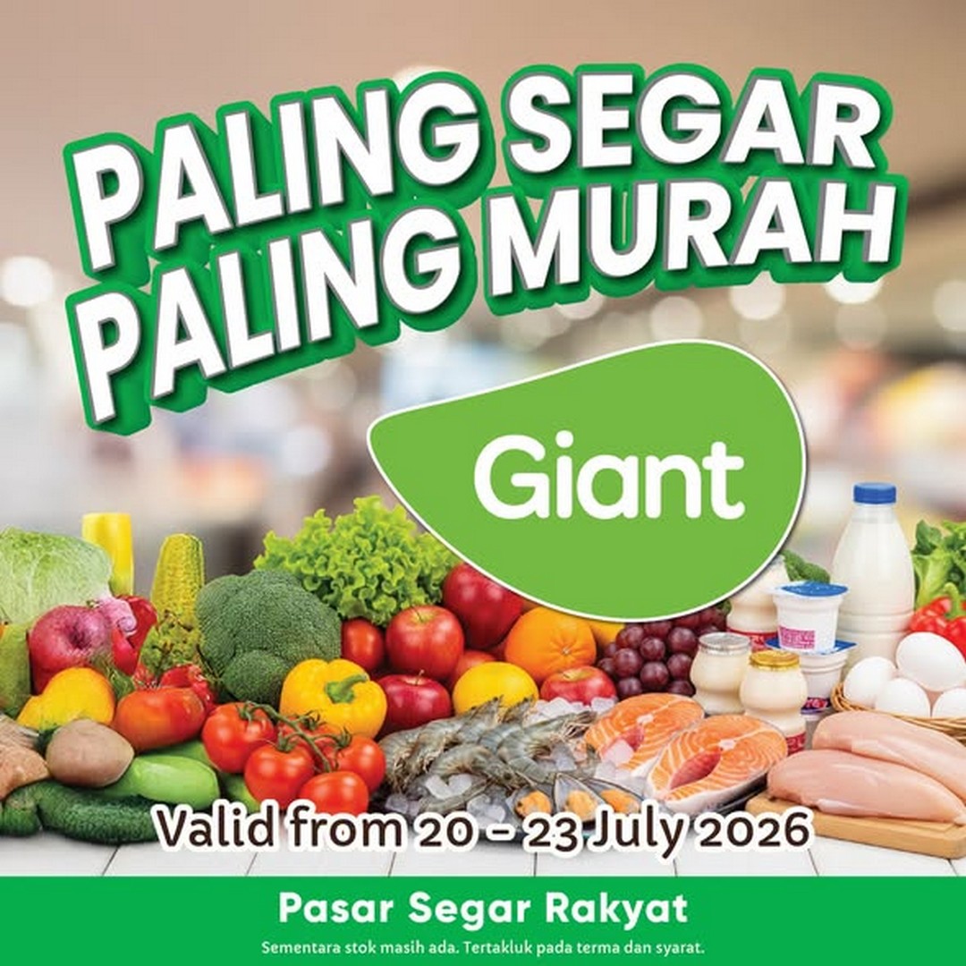 Giant-Malaysia-Pasar-Segar-Rakyat-Promotion-Featuring-Fresh 20-23 July 2026: Giant Malaysia, Pasar Segar Rakyat Promotion Featuring Fresh Fruits and Grocery Deals for Home Shopping