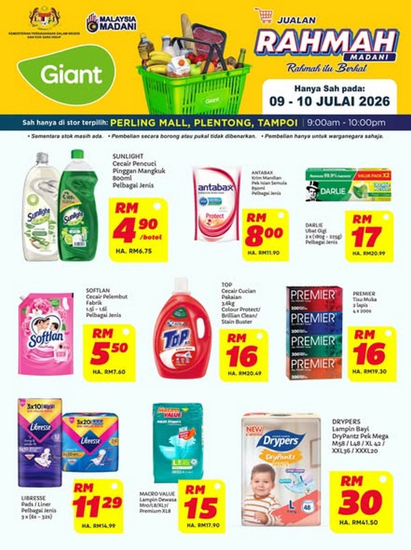 Giant-Malaysia-Rahmah-Sale-–-Save-More-on-Everyday-Groceries-2 9-10 July 2026: Giant Malaysia Rahmah Sale – Save More on Everyday Groceries and Household Essentials at Selected Stores