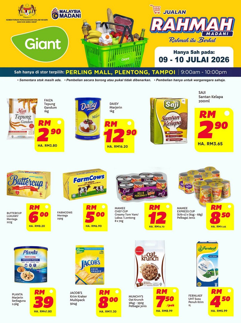 Giant-Malaysia-Rahmah-Sale-–-Save-More-on-Everyday-Groceries-4 9-10 July 2026: Giant Malaysia Rahmah Sale – Save More on Everyday Groceries and Household Essentials at Selected Stores