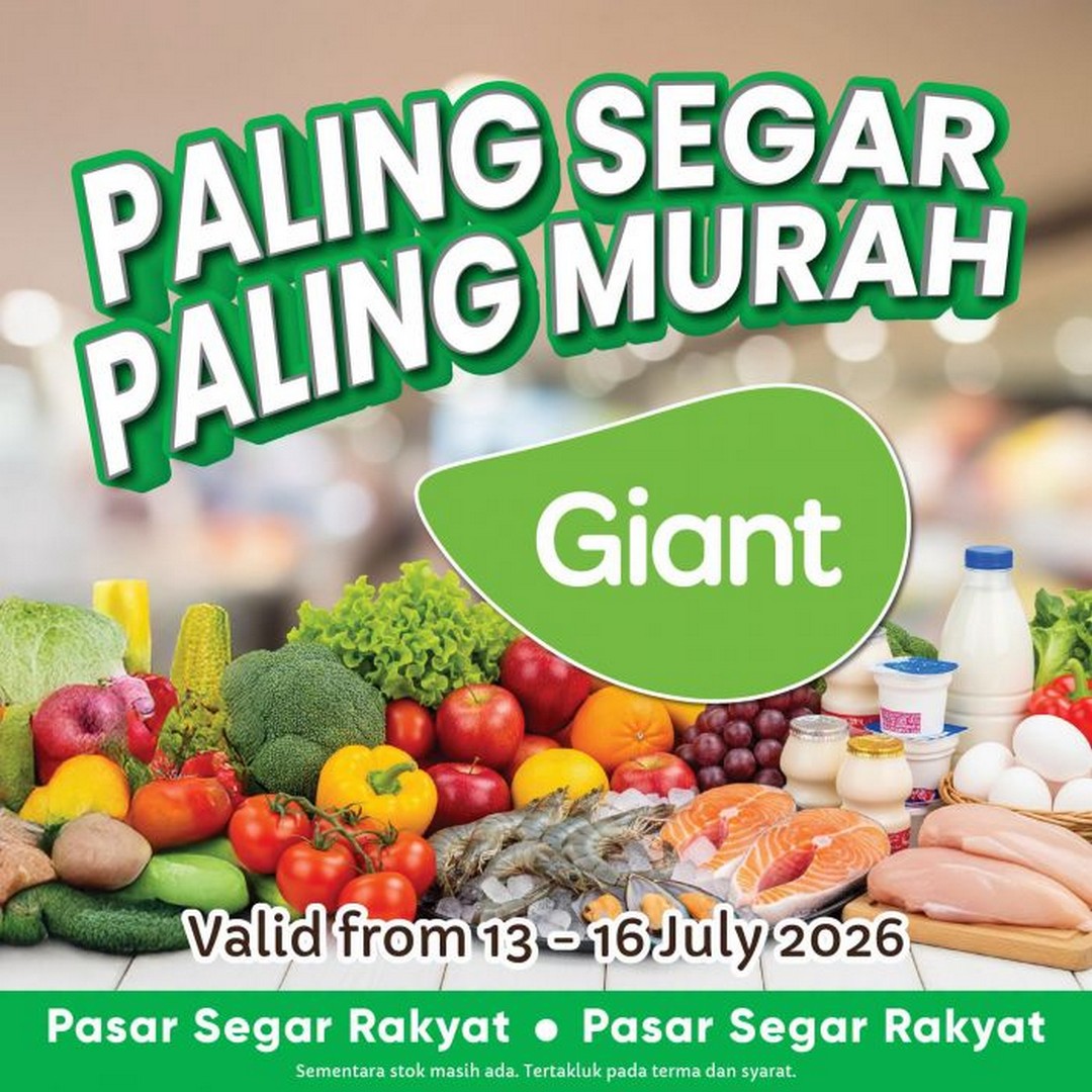 Giant-Pasar-Segar-Rakyat-Fresh-Grocery-Promotion 13–16 July 2026: Giant Pasar Segar Rakyat Fresh Grocery Promotion – Enjoy Everyday Market Savings with Fresh Produce from RM0.89