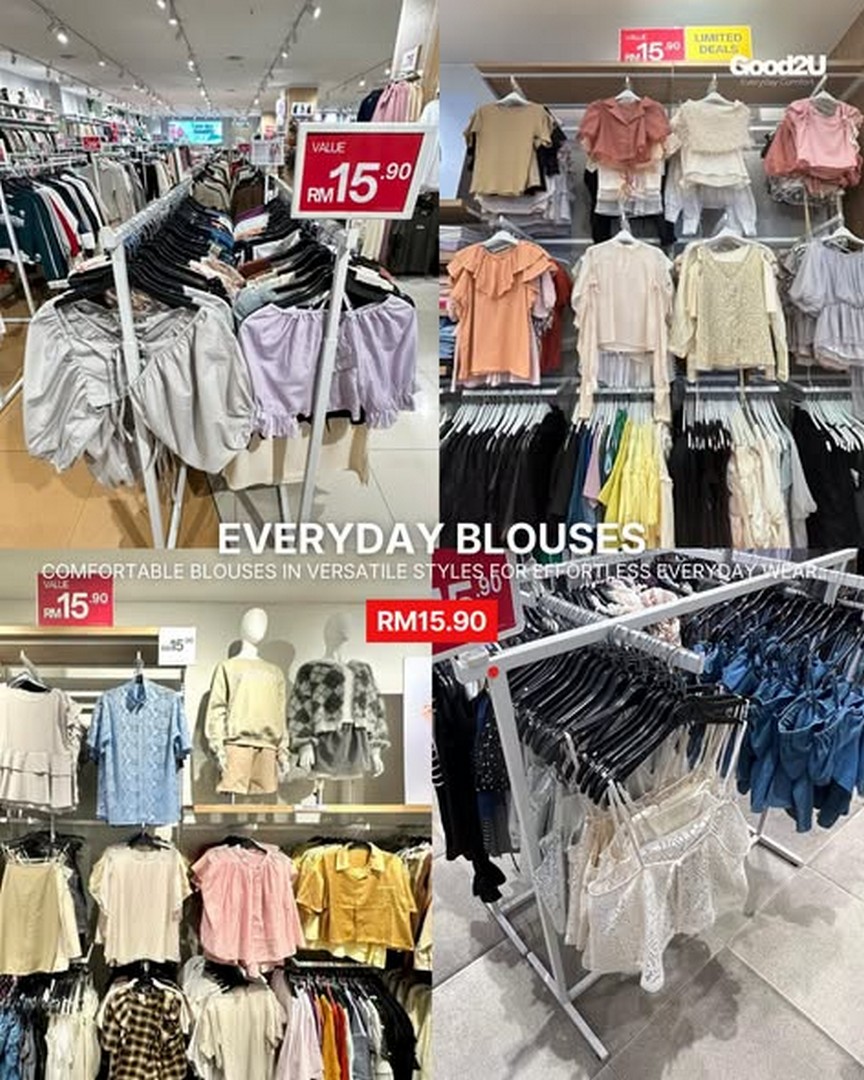 Good2U-Limited-Time-Womens-Blouses-Promotion-1 3-5 July 2026: Good2U Limited Time Women's Blouses Promotion from RM15.90 – Refresh Your Wardrobe for Less at Selected Stores