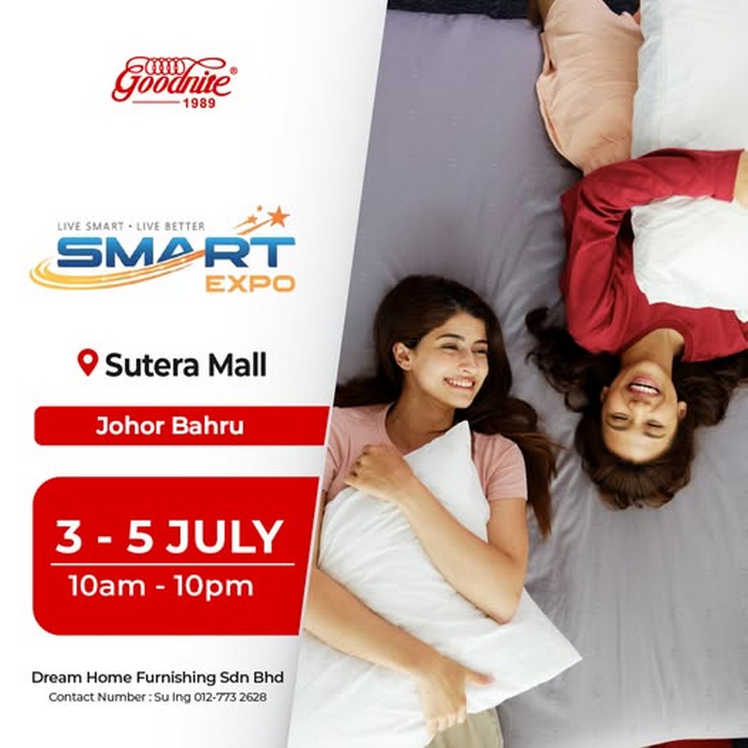 Goodnite-Malaysia-Mattress-Promotion-at-Sutera-Mall-Johor-Bahru 3-5 July 2026: Goodnite Malaysia Mattress Promotion at Sutera Mall Johor Bahru – Discover Better Sleep Deals and Exclusive Comfort Offers