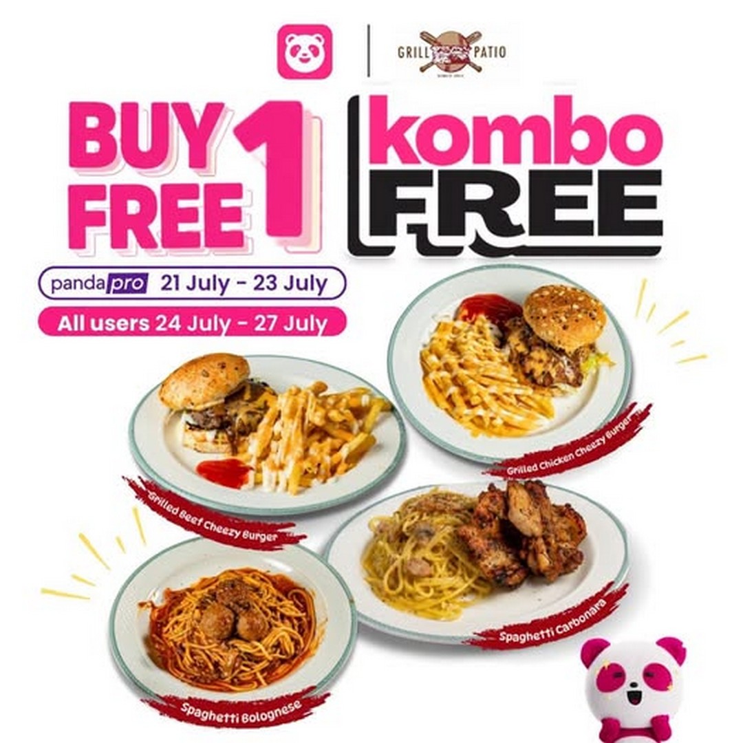 Grill-Patio-Buy-1-Free-1-Promotion-on-Foodpanda-Malaysia 21–27 July 2026: Grill Patio Buy 1 Free 1 Promotion on Foodpanda Malaysia – Enjoy Double the Favourites for Less
