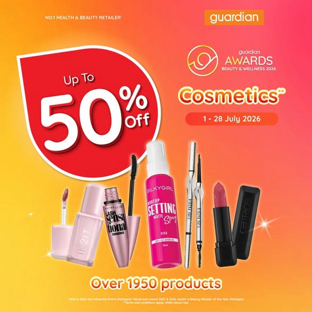 Guardian-Malaysia-Everyday-Essentials-Promotion-1 1-28 July 2026: Guardian Malaysia Everyday Essentials Promotion – Enjoy Up to 50% OFF Beauty, Health & Personal Care Plus Exclusive MY App Rewards