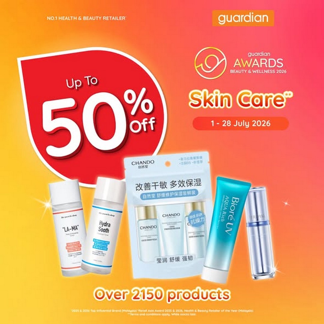 Guardian-Malaysia-Everyday-Essentials-Promotion-2 1-28 July 2026: Guardian Malaysia Everyday Essentials Promotion – Enjoy Up to 50% OFF Beauty, Health & Personal Care Plus Exclusive MY App Rewards