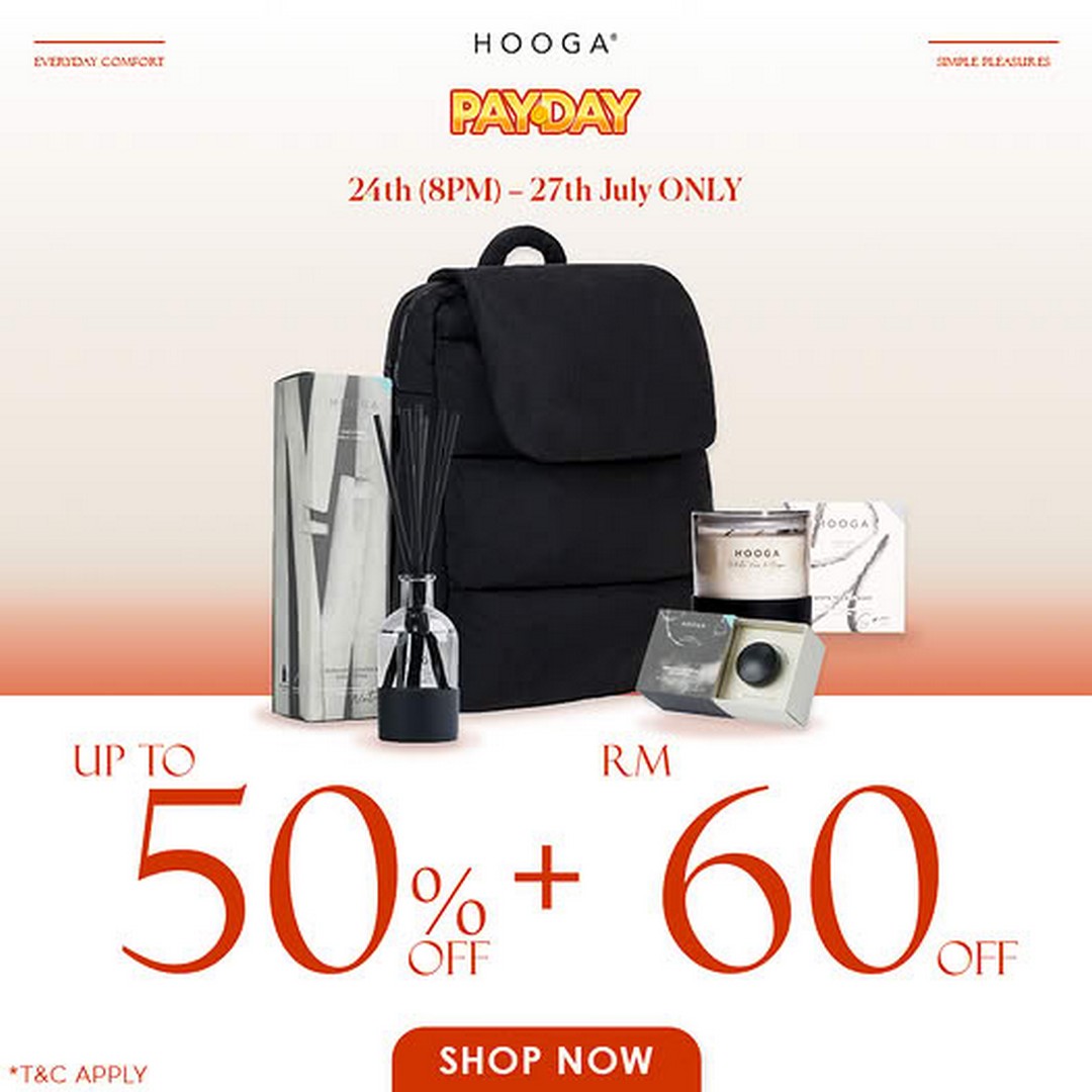 HOOGA-Lazada-Payday-Sale-Promotion 24-27 July 2026: HOOGA Lazada Payday Sale Promotion – Up to 50% Off Home Essentials, Extra 12% Discount and Exclusive Rewards in Malaysia