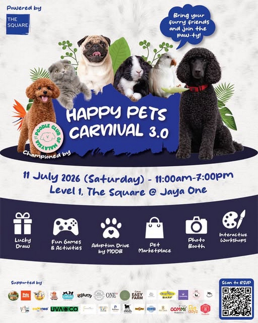 Happy-Pets-Carnival-3.0-at-Jaya-One-–-Pet-Carnival 11 July 2026: Happy Pets Carnival 3.0 at Jaya One – Pet Carnival, Adoption Drive and Family Fun Event in Malaysia