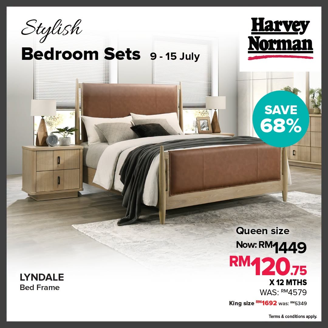 Harvey-Norman-Malaysia-Bedroom-Furniture-Sale-5 9-15 July 2026: Harvey Norman Malaysia Bedroom Furniture Sale – Save Up to 70% on Bedroom Sets and Refresh Your Home