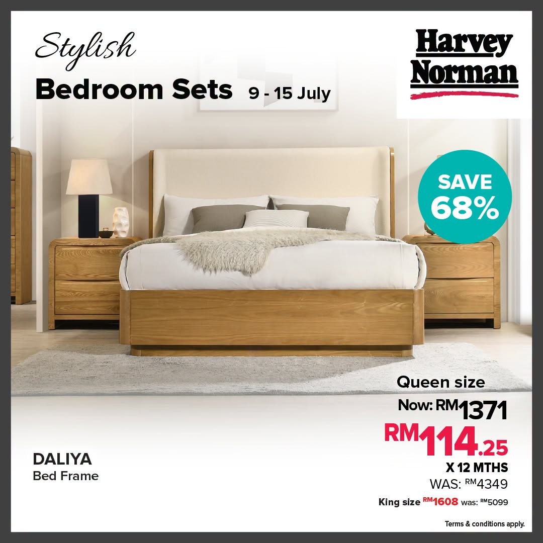 Harvey-Norman-Malaysia-Bedroom-Furniture-Sale-6 9-15 July 2026: Harvey Norman Malaysia Bedroom Furniture Sale – Save Up to 70% on Bedroom Sets and Refresh Your Home