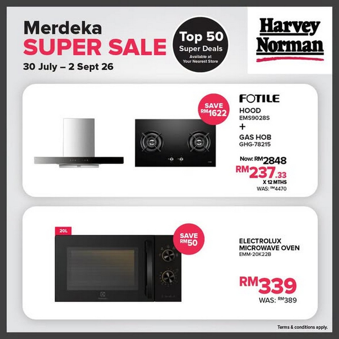Harvey-Norman-Malaysia-Merdeka-Super-Sale-3 30 July-2 September 2026: Harvey Norman Malaysia Merdeka Super Sale Promotion: Top 50 Super Deals On Home Appliances, Furniture And Lifestyle Essentials