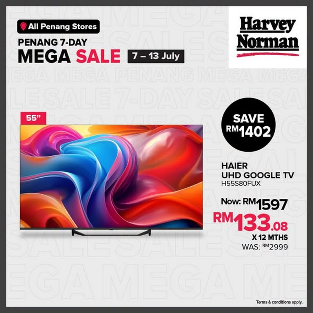 Harvey-Norman-Malaysia-Penang-7-Day-Mega-Sale-2 7-13 July 2026: Harvey Norman Malaysia Penang 7-Day Mega Sale – Save Up to 75% on Tech, Home & Lifestyle Essentials