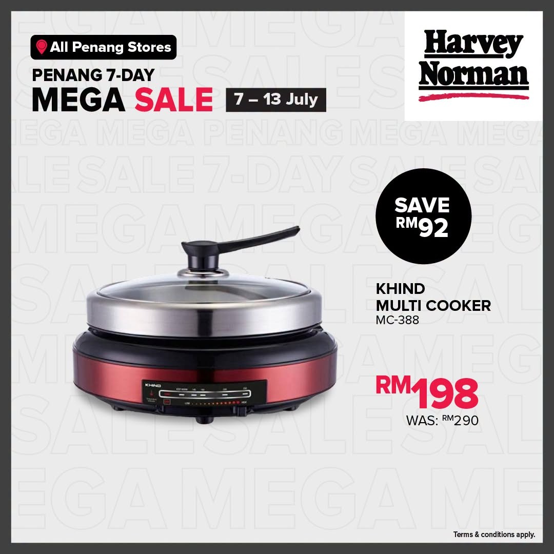 Harvey-Norman-Malaysia-Penang-7-Day-Mega-Sale-4 7-13 July 2026: Harvey Norman Malaysia Penang 7-Day Mega Sale – Save Up to 75% on Tech, Home & Lifestyle Essentials