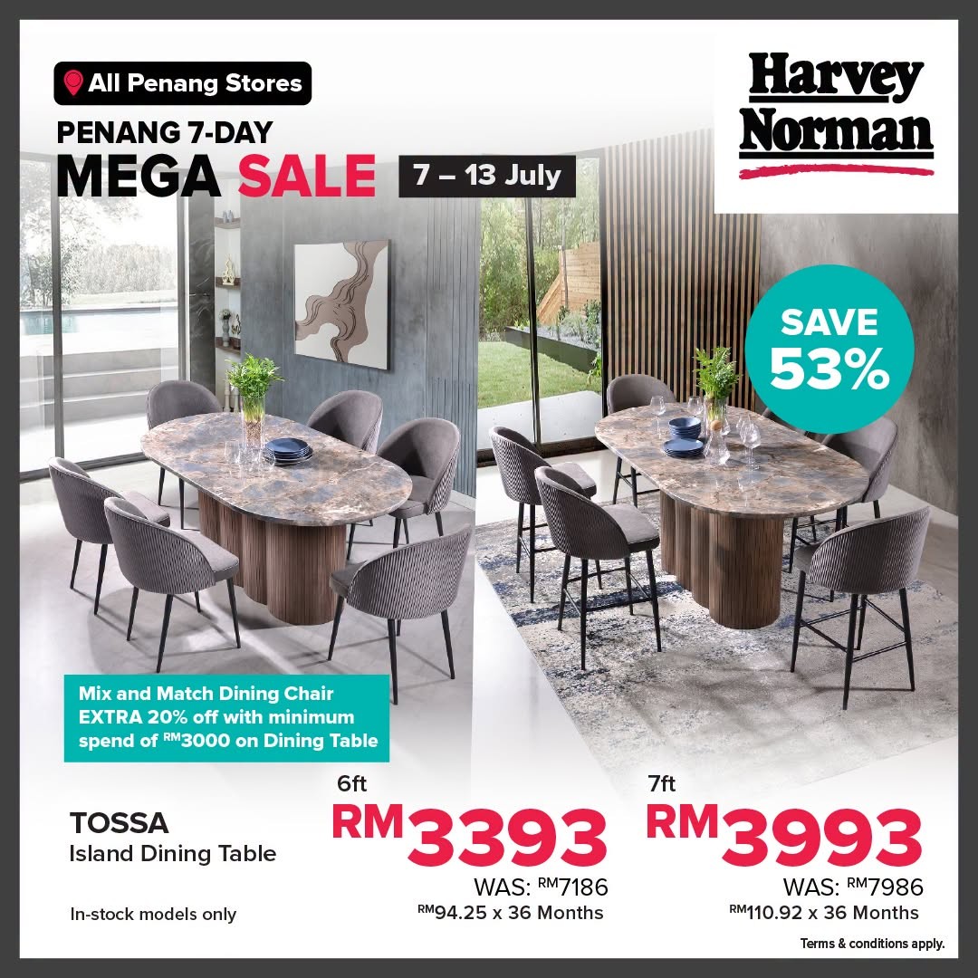 Harvey-Norman-Malaysia-Penang-7-Day-Mega-Sale-8 7-13 July 2026: Harvey Norman Malaysia Penang 7-Day Mega Sale – Save Up to 75% on Tech, Home & Lifestyle Essentials
