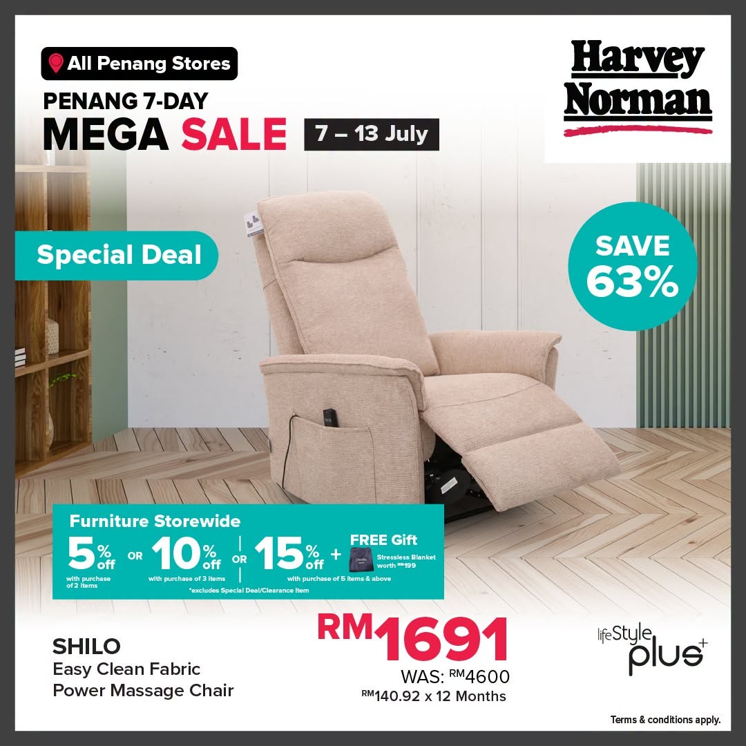 Harvey-Norman-Malaysia-Penang-7-Day-Mega-Sale-9 7-13 July 2026: Harvey Norman Malaysia Penang 7-Day Mega Sale – Save Up to 75% on Tech, Home & Lifestyle Essentials