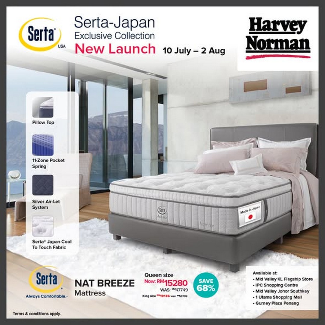 Harvey-Norman-Malaysia-Serta-Japan-Exclusive-Collection-Promotion-2 10 July – 2 August 2026: Harvey Norman Malaysia Serta-Japan Exclusive Collection Promotion – Free Bamboo Gifts with Selected Mattress Purchases