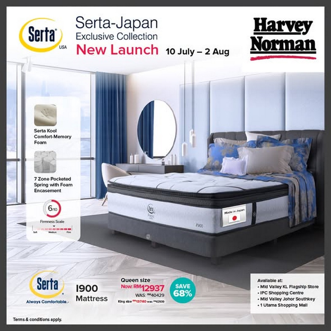 Harvey-Norman-Malaysia-Serta-Japan-Exclusive-Collection-Promotion-3 10 July – 2 August 2026: Harvey Norman Malaysia Serta-Japan Exclusive Collection Promotion – Free Bamboo Gifts with Selected Mattress Purchases
