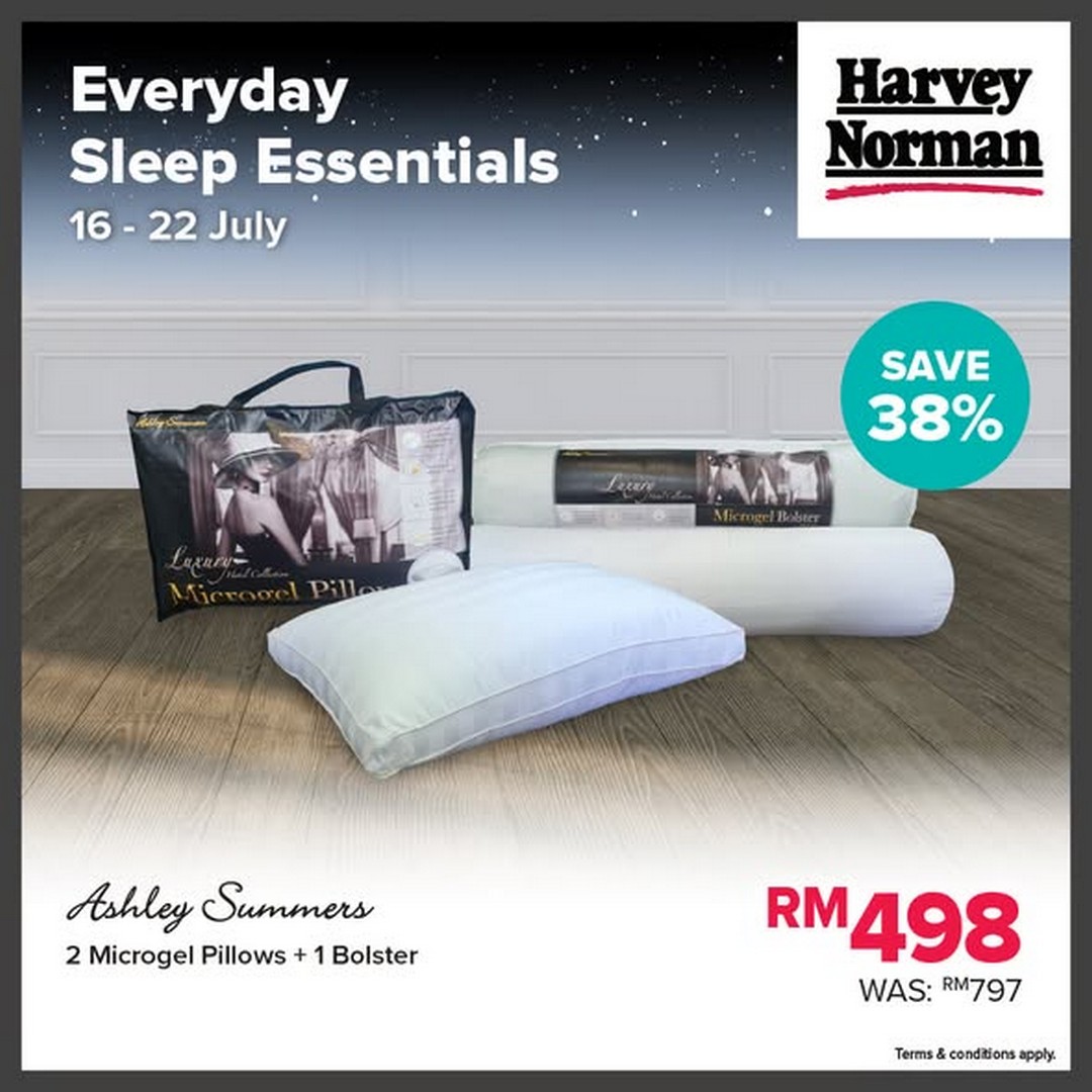 Harvey-Norman-Malaysia-Sleep-Essentials-Sale-1 16-22 July 2026: Harvey Norman Malaysia Sleep Essentials Sale – Save Up to 49% on Bedding Accessories, Pillows, Mattress Toppers and More