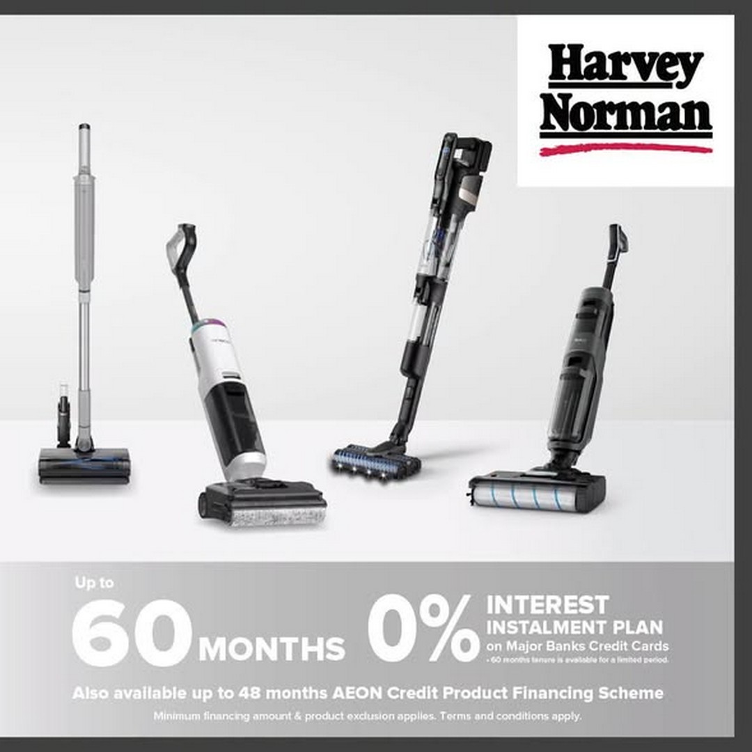 Harvey-Norman-Malaysia-Vacuum-Cleaner-Sale-1 23 July-5 August 2026: Harvey Norman Malaysia: Vacuum Cleaner Sale Promotion with Up to 60% Off and Free Cleaning Solution Worth RM199