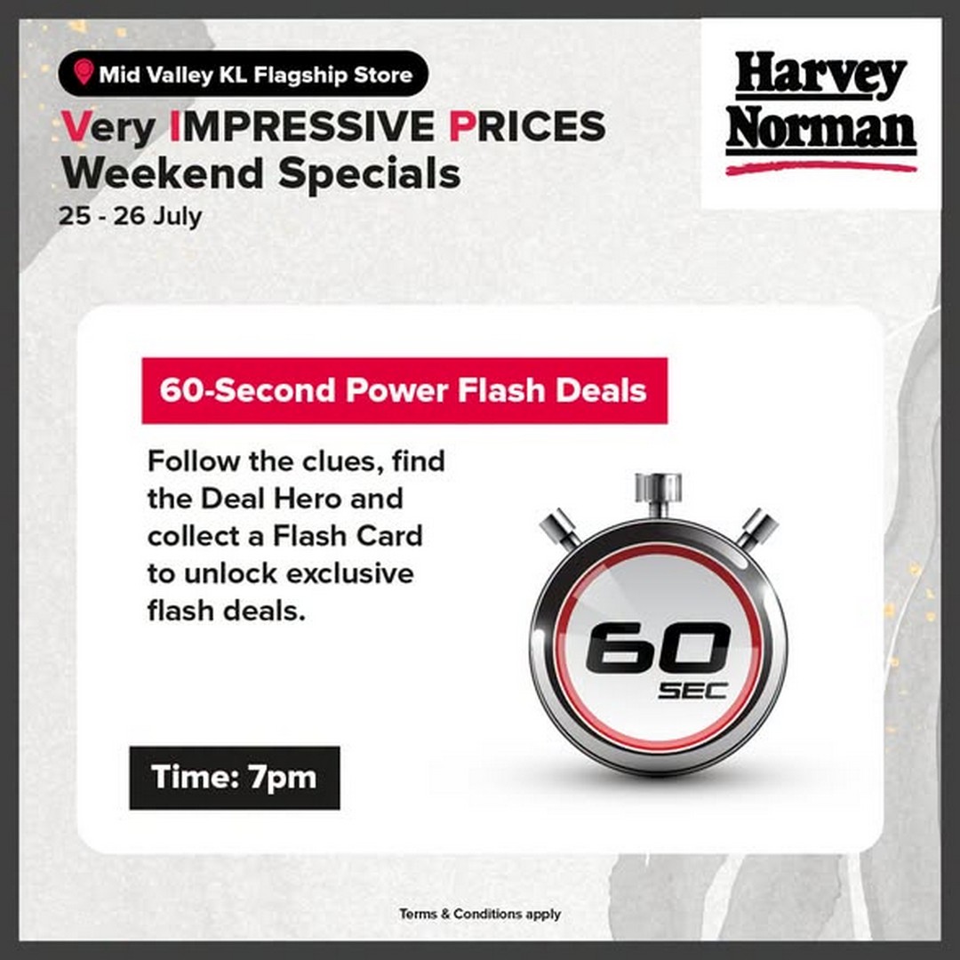 Harvey-Norman-Malaysia-Very-Impressive-Prices-Weekend-Specials-Sale-3-1 23-26 July 2026: Harvey Norman Malaysia, Top Brands Mega Warehouse Sale Promotion with Up to 80% OFF Electronics, Furniture and Home Appliances Deals