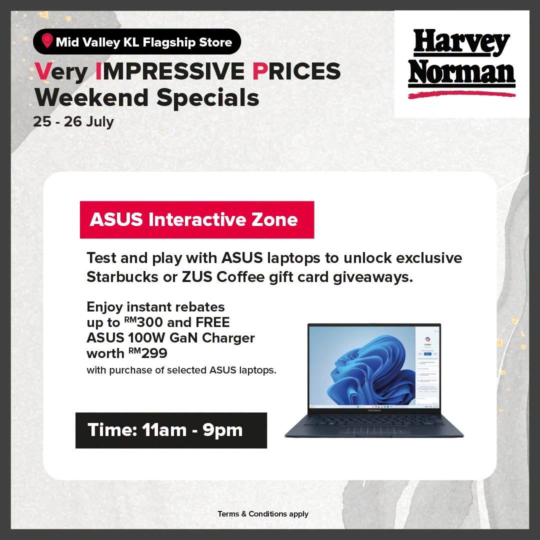 Harvey-Norman-Malaysia-Very-Impressive-Prices-Weekend-Specials-Sale-6-1 23-26 July 2026: Harvey Norman Malaysia, Top Brands Mega Warehouse Sale Promotion with Up to 80% OFF Electronics, Furniture and Home Appliances Deals
