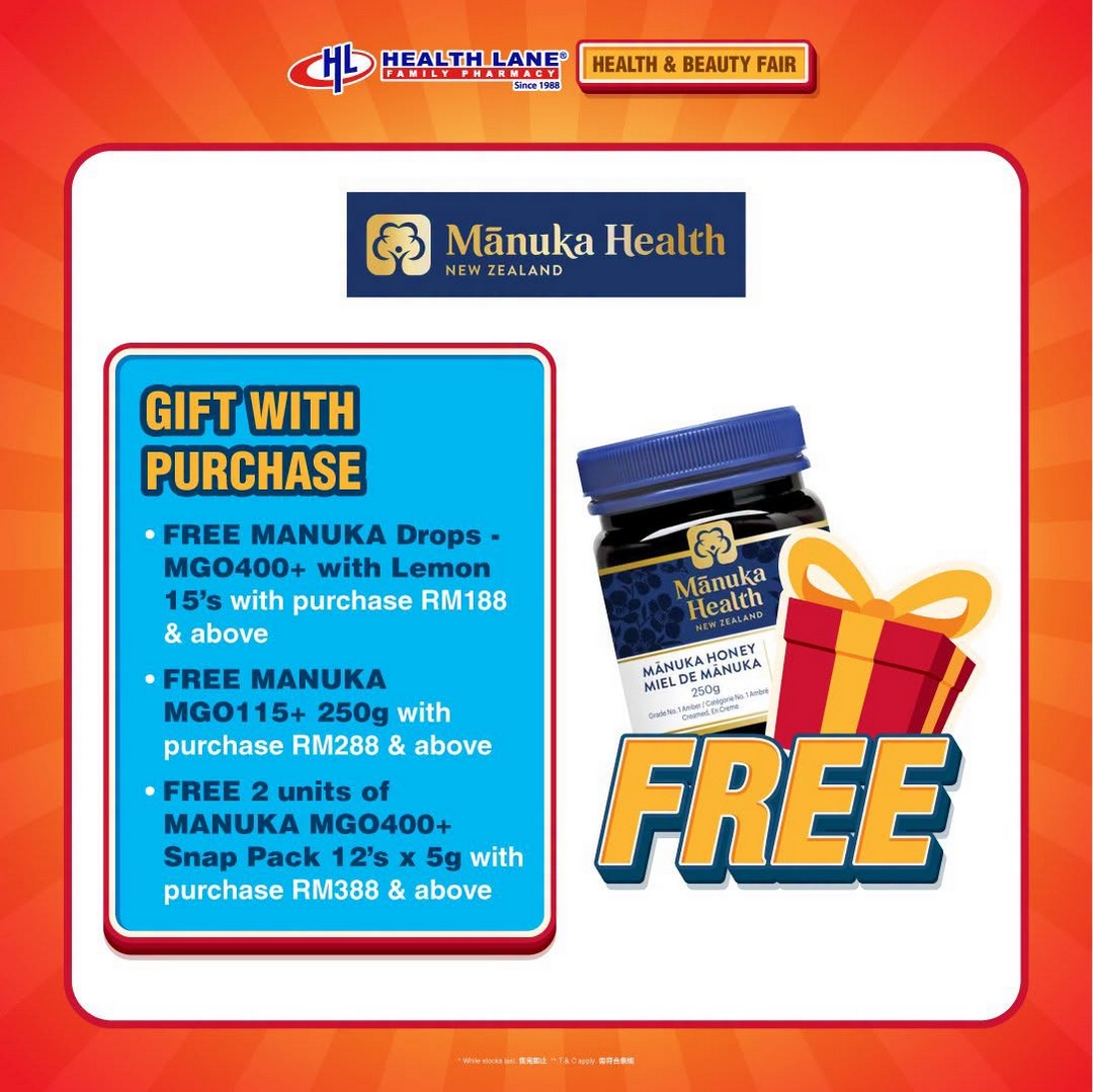 Health-Lane-Family-Pharmacy-Malaysia-FREE-Gift-with-Purchase-Promotion-4 Now till 4 July 2026: Health Lane Family Pharmacy Malaysia FREE Gift with Purchase Promotion at NU Sentral Mall – Shop Your Favourite Health & Wellness Products and Receive an Exclusive Gift While Stocks Last
