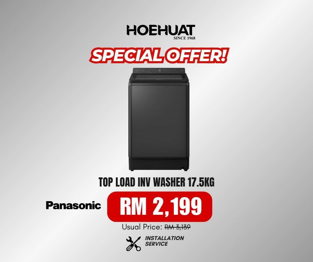 Hoe-Huat-Electric-July-Canopy-Sale-Promotion-16 11-12 July 2026: Hoe Huat Electric July Canopy Sale Promotion at Taipan USJ – 2-Day Electrical & Home Appliance Deals in Subang Jaya